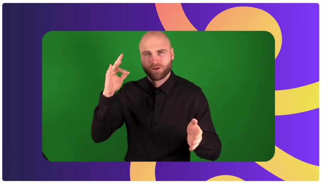 How Sign Language Content Creation Supports Accessibility